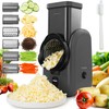 Electric Cheese Grater Rotary Slicer-One-Touch Control Vegetable Slicer, Nuts Grinder