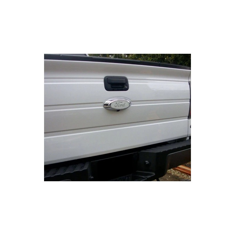 FORD F150 Front Grille Tailgate Emblem 9 inch White Grill