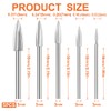 5pcs Wood Carving Tool, HSS Engraving Tool, Rotary Tools, 3