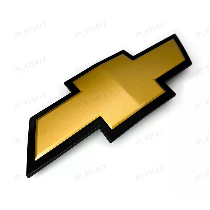 AUTO Front Bowtie Emblem Gold Black Fit 2011-2014 Silverado 2500HD