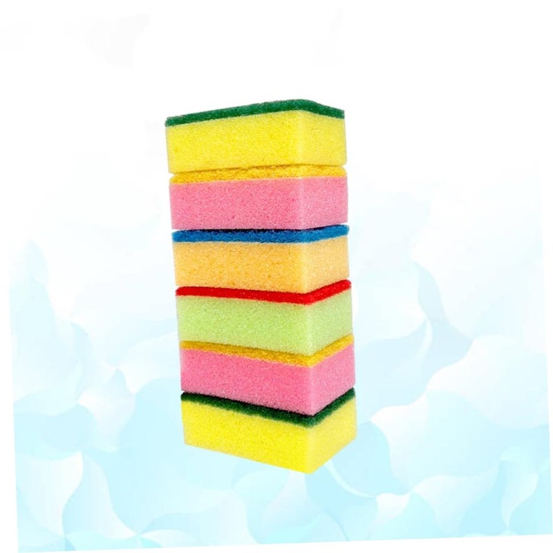 KOMBIUDA Non-Scratch Kitchen Dish Sponge 10pcs Cleaning Sponges Scrub Sponge