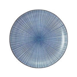 Showa Sei Pottery Sendan Tokusa 7.0 Plates, Diameter 8.5 x 1.1 inches (21.6 x 2.9 cm), Mino Ware, Made in Japan, Dishwasher Safe