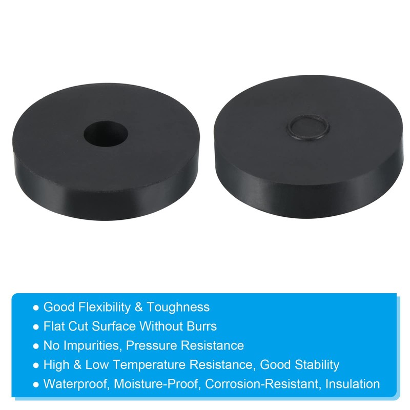 PATIKIL Anti-Vibration Washers 50mm Outer Diameter 12mm Inner Diameter 10mm