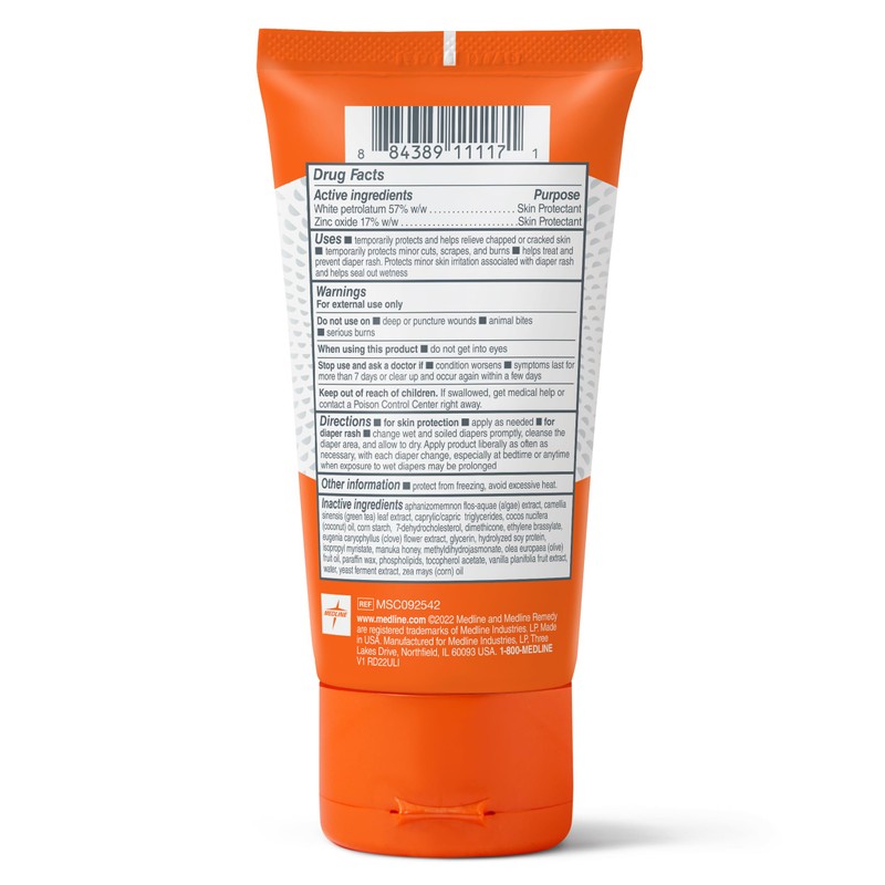 Medline Remedy CLINICAL Zinc Oxide Paste Skin Protectant (2 oz