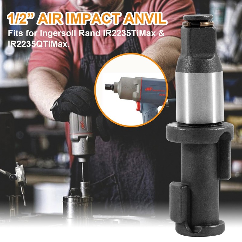 1/2” Air Impact Anvil with O-ring and Retainer Clip for