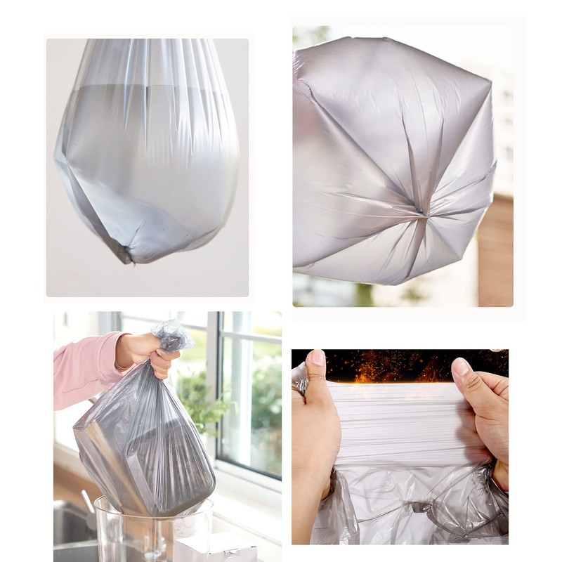 4 Gallon Bathroom Trash Bags,6 Rolls 120pcs Small Trash Garbage