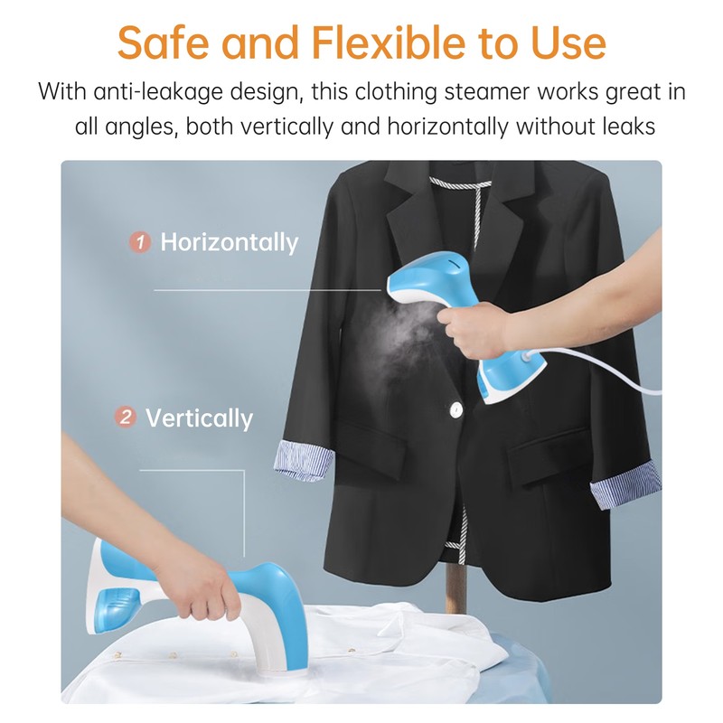 Travel Steamer for Clothes Handheld Garment Steamer 1100W Clothes Steamer