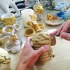 YHHRESINKING Resin Octopus Mother and Baby Soap Dispenser, Beach Bathroom