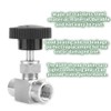 LALOCAPEYO Straight Needle Valve for Water Gas Oil for Water