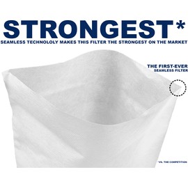 (100 Pack) Commercial Cold Brew Coffee Filters, 20" x 20" For Commercial Model Cold Brew Coffee Makers and 5-gallon Commercial Systems…