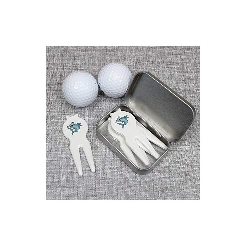 Azeeda 'Hammerhead Shark' Golf Divot Tool/Repair Fork Gift Set (GO00042149)