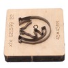 Leather Punching Die Wolf Shaped Alloy Steel and Birch High