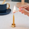 20 Minute Pure Beeswax Candles, Drip-Free Meditation Candles, Mini Taper