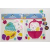 Spring Easter Window Gel Clings Happy Easter Bunny and Bunny