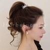 Herbeluemily Hair Claw Clip Rhinestone Bijou Ponytail Clip Ponytail Holder