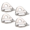 4 Pcs Climbing Hanger Stainless Steel Durable Rock Climbing Accessories
