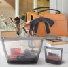 Boao 3 Piece Mesh Cosmetic Bag Mesh Makeup Bag with