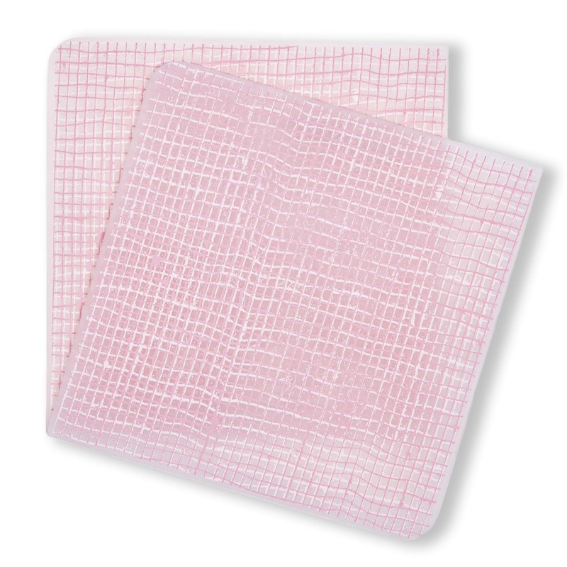 MODERN-TWIST Set of 4 Coasters 100% Plastic Free Silicone Tabletop,