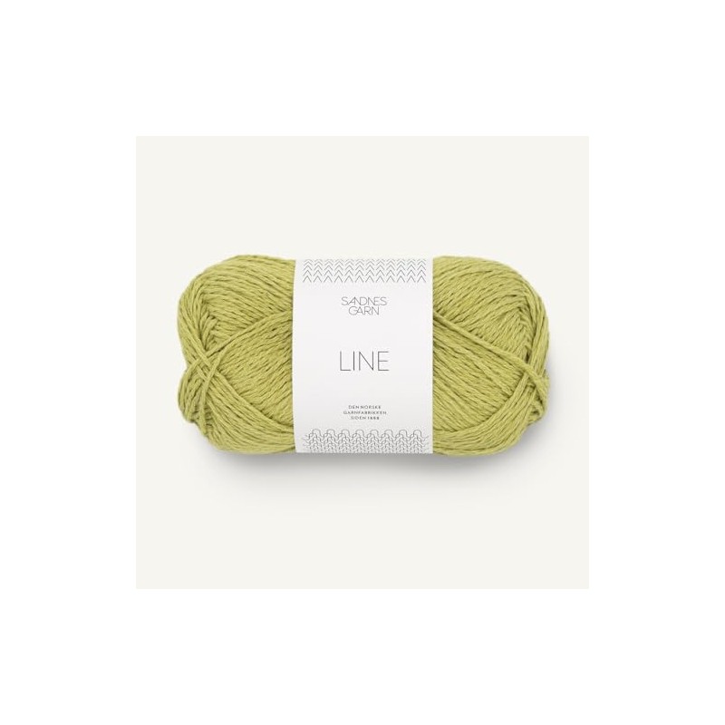 SANDNES GARN Line – Colour: Sunny Lime (9825) – 50