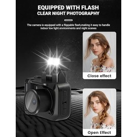 Bewinner Bewinner Mini Keychain Camera for Students Recording Campus Time, 2MP 1080P HD Compact Vlog Travel Camcorder with Color Screen for Teens, Kids