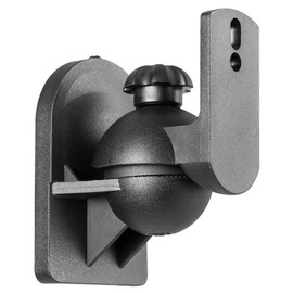 Beetronic 2 x Universal Speaker Wall Mounting Swivel Tilt Satellite Brackets M5 Fixing Maximum Weight 3.5KG
