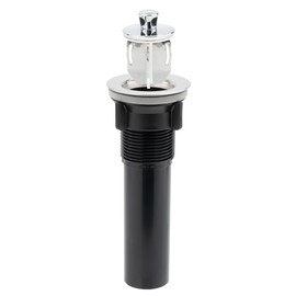 RecPro RV Stainless Steel Sink Drain | Removable Drain Stopper | Plastic Material | Fits Various Sizes