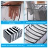 Abnaok 6 Pcs Clothes Storage Organiser for Wardrobe, Foldable Drawer