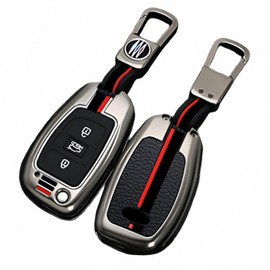Zinc Alloy Car Key Cover Cases for Hyundai IX35 IX45 IX25 I10 I20 I30 HB20 Sonata Verna Solaris Santa Elantra (3 Button Matte I)