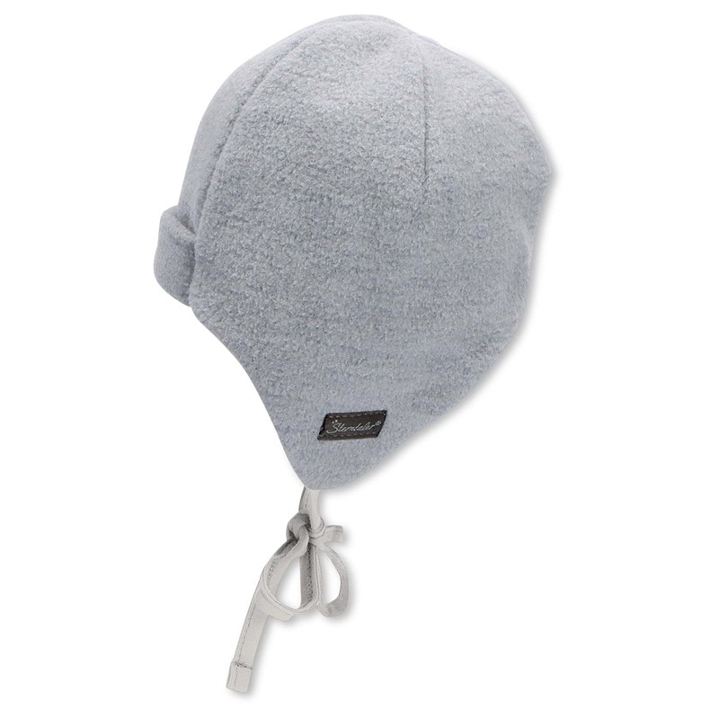 Sterntaler Girls' Melange Hat, smoke Grey