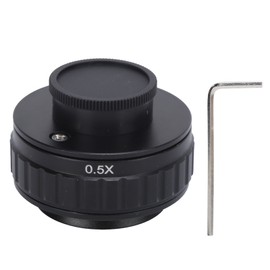 0.5X Adapter Lens 38mm C Mount Adapter Trinocular Stereo Microscope Tube for Digital Camera Focusing