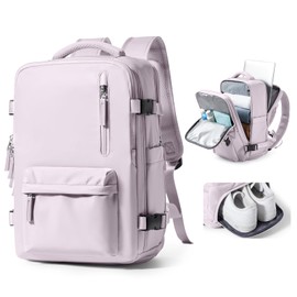 suwasp travel vacuum bags with pump Cream-pink