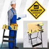 Work-It! Portable Workbench, Folding Carpenter Saw Table with Adjustable Clamps