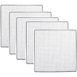 5 Stainless Steel Trays Compatible With Excalibur Dehydrator Replacement UPGRADE Food Shelf Mesh Screen by Bright Kitchen (5 Trays)