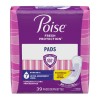 Poise Incontinence Pads for Women, 7 Drop Ultra Absorbency, Long