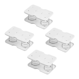 Hoement 4Pcs Tissue Box Spring Holders Tissue Spring Bracket for Kitchen Office Living Room Napkin Box Support Tissue Box Spring Support Elastic Spring Holder