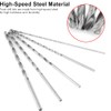 5 Piece Twist Drill Bit Set, 15 cm Extra Long