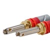 4 Pcs Banana Plug Connector Pure Copper 4mm Rhodium Plating