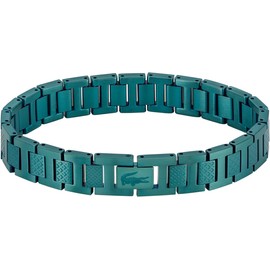 Lacoste Armband mit Knebelverschluss für Herren Kollektion METROPOLE Verziert mit petit piqué Muster - Erhältlich für ihn und sie Green