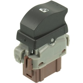 Taros Trade Window Regulator Adjustment Switch Right, Front, Black, Push Button, Once, 6 Pin Plug