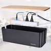 2 Pack Large Cable Management Box – Wooden Style Cord