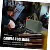 Mipcase Multi Functional Canvas Tool Bag Durable Electrician Storage Tote