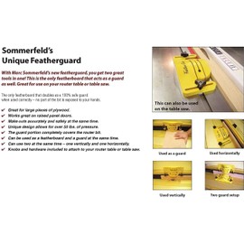 Sommerfelds Tool Featherguard for Woodworking on Table Saw Router Table