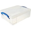 Really Useful Box 8.1 Liter Plastic Stackable Storage Container Bin
