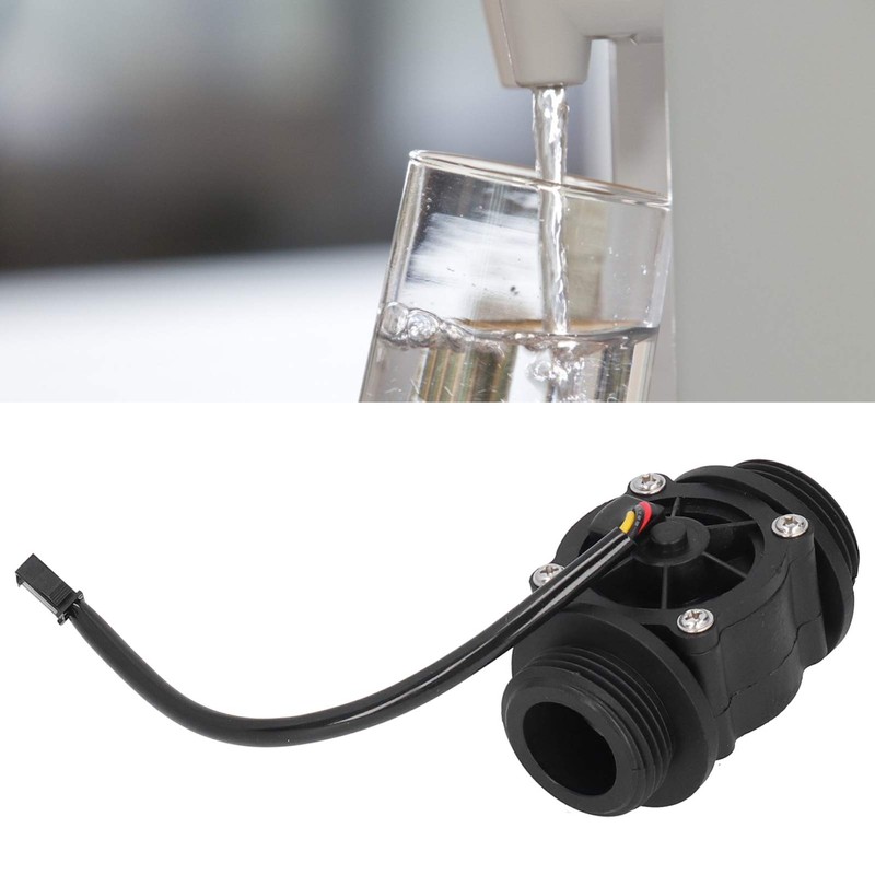 Fafeicy FS400A 1-60L/min Water Flow Sensor 1.2MPA Plastic Hall Flow