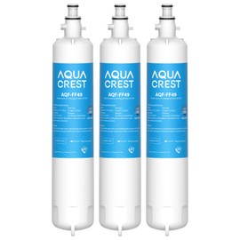 AQUACREST 847200 Fridge Water Filter, Compatible with Fisher & Paykel 847200, RS9120W Activesmart Integrated and More - for Product Codes Starting with 25xxx (3)