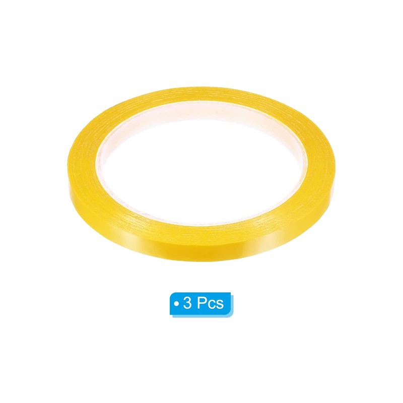 PATIKIL Whiteboard Tape 5/16" 8mmX66m, 3 Pack Thin Dry Erase