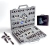 toolant 45pcs Metric Tap and Die Set, M6-M24 Large Threading