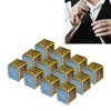 Ausla Pack of 12 Pool Chalk Cubes Non-Slip Pool Table