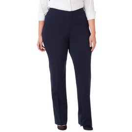 Catherines Women's Plus Size Right Fit Pant (Curvy) - 18 W, Midnight