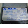 Molon Reversible AC Gearmotor 20 RPM 1/4" Diameter Shaft 220